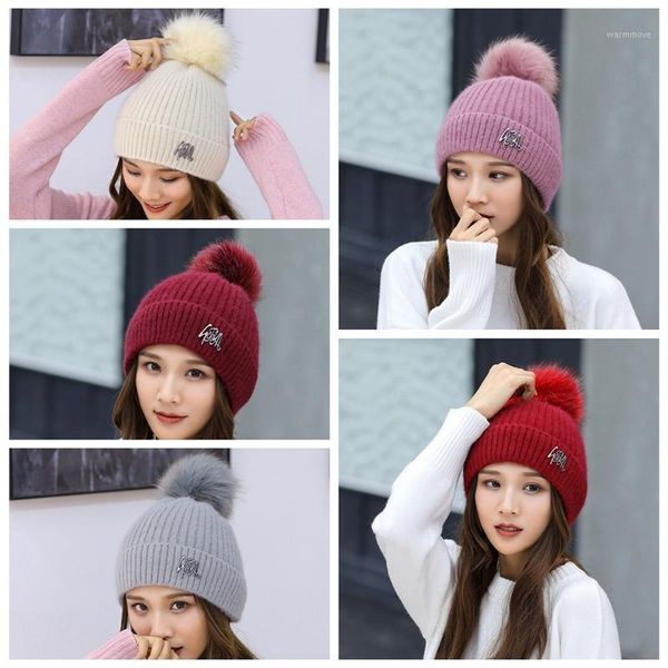 

2020 winter wool hats for woman new beanies knitted girls autumn female beanie caps warmer bonnet ladies casual cap1, Blue;gray