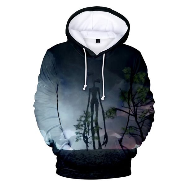 

siren head sweatshirt 3d hop fashion men/women hip sweatshirts hooded clothes male winter harajuku pullover hoodies tivab
