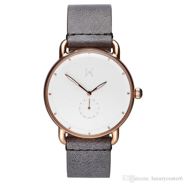 

fashion mvmt women watch men chronograph quartz watch sport man date luxury wristwatch design nice clock rubber casual style, Slivery;brown