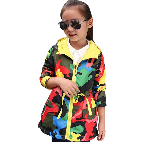 

abesay autumn sports jacket for girls camouflage girls jacket spring kids coats teenage clothing for girls 4 6 8 10 12 years 201118, Blue;gray