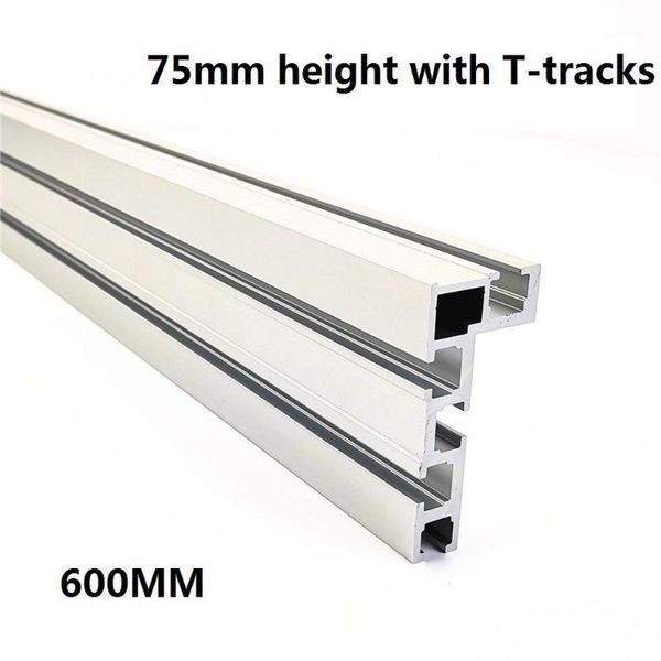 

600mm 75 type t track t slot miter track swoodworking t-tracks aluminium alloy table diy woodworking saw workbench tool1