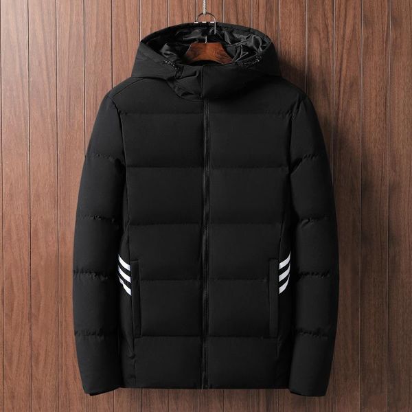 

mens down winter jacket men 2020 new baggy coat hooded waterproof casual warm jacket windbreaker black jackets for men