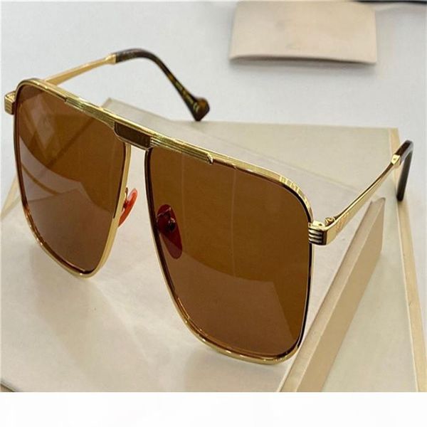 

0840 new men and women sunglasses fashion square frame pilot glasses selling popular model eyewear simple style uv400 protection with case, White;black