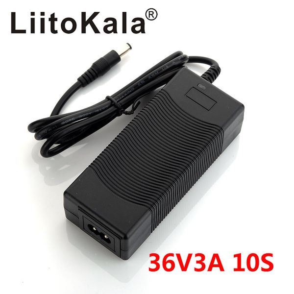 

liitokala 10s 36v 3a battery charger for 10s 36v li-ion battery electric bike lithium battery charger strong heat