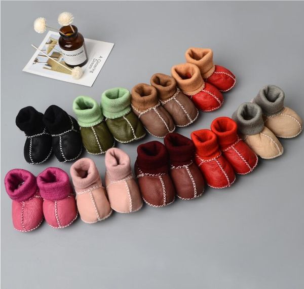 

winter plus velvet baby first walkers girl shoes casual booties toddler crib shoes warm baby
