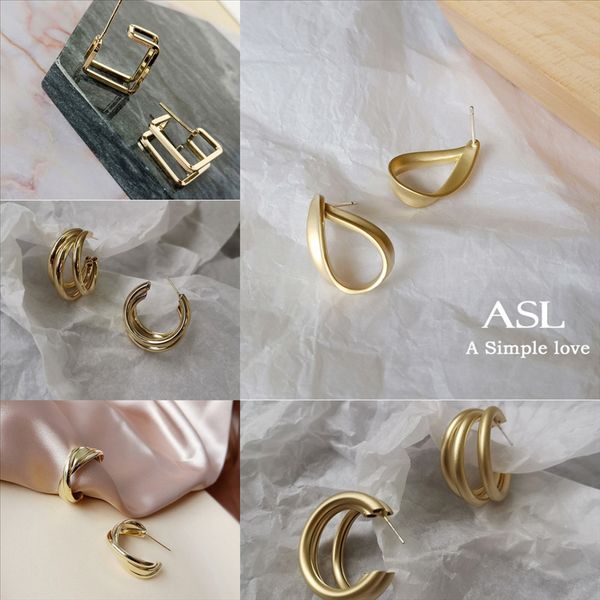 

ay13 fashion earring dener womens hoop halloween black charm spider ear stud, Golden