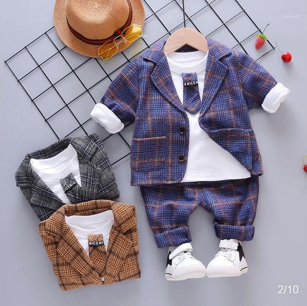 

kids boys clothing set spring autumn fashion tie shirts+gentleman suit+pants 3pcs toddler boys christmas party outfits1, White