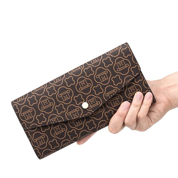 

luxurys designers 2021 new handbag printing zero fashion multi card wallet