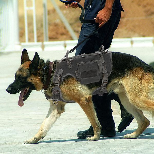

военная упряжка собаки регулируемая тактическая одежда для собак k9 жгут дышащих домашних животных охота захоронения моллюской жилет для сре