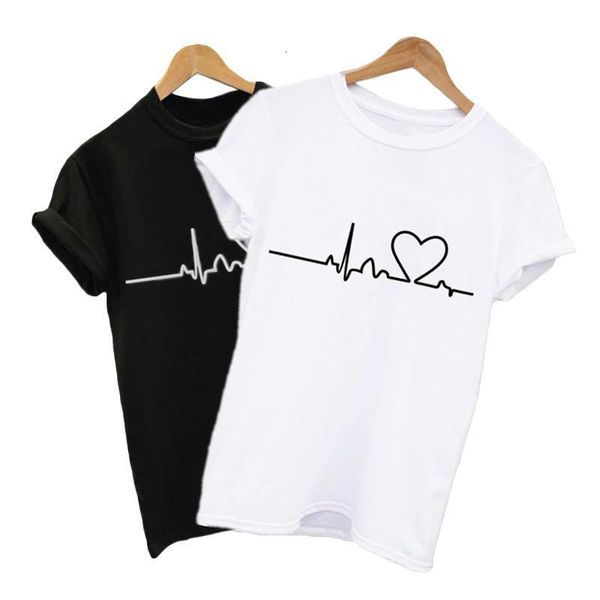 

t shirt women black 2020 summer korean tshirt woman couple t shirts loose short-sleeve t-shirt women clothes woman t-shirts, White