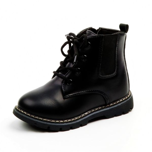 

удобные дети зима новых поступлений девочек ботинок для мальчиков для мальчиков martin shoes мода повседневные девочки детские снежные ботин, Black;grey