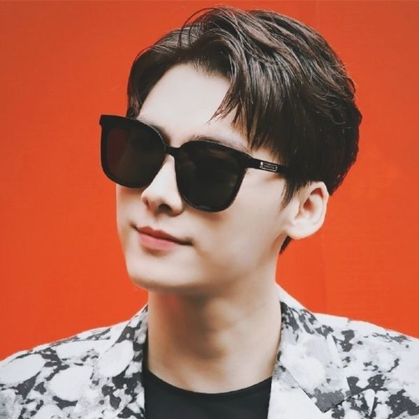 

li yifeng same sunglasses gm men's fashion net red glasses driving men's polarizing sunglasses big face looks thin