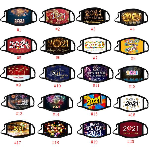 

2021 new year christmas custom face mask masque christmas decorations cartoon masks kid mascherina cotton reusable washable mask