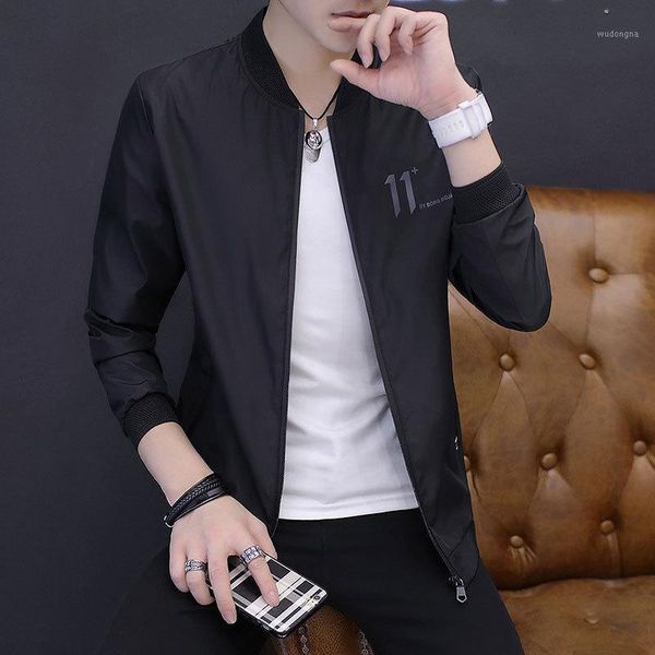 

2018 spring autumn new jacket flight pilot bomber mens jackets men's coats men's brand clothing large size1, Black;brown