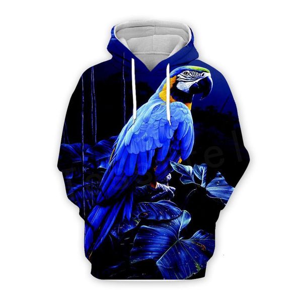 

animal parrot art colorful tracksuit casual new fashion menwomen 3d print sweatshirts/hoodie/jacket s-13 drop shipping, Black