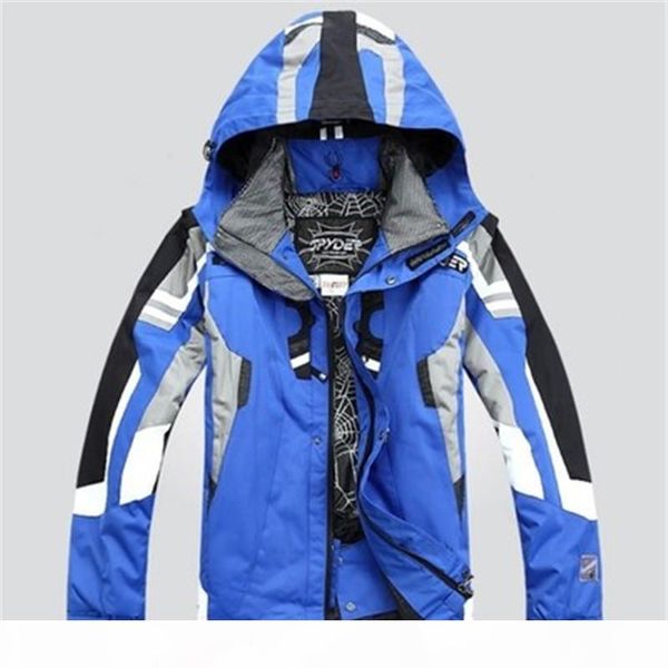 

men's ski coat spider ski jacket men's waterproof warm windproof breathable waterproof snowboarding jacket jaqueta de snowboard cx, Black;brown