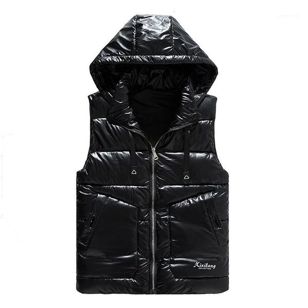 

hip hop vest men autumn winter warm sleeveless jacket casual coats male waistcoat men's vest fashion casual coats mens 5xl,20091, Black;white