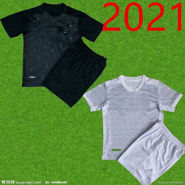 

2021 mensinger club football shirt 2021 new men's fitness wear league football suit, Black