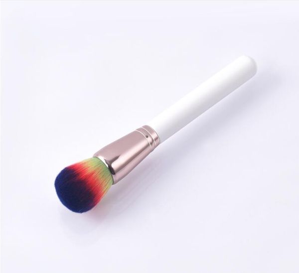 

single makeup brushes round head brush four-color hair loose powder makeup tool