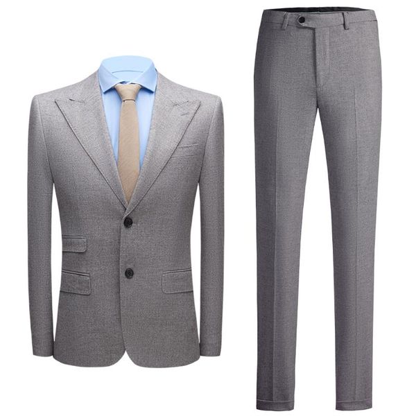 

2021 mens suits with pants fashion wedding suits for men costume homme mariage formal suit male jacket+pants, White;black