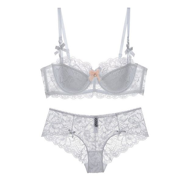 

2021 new lace thin cotton women's bra micro-gathering adjustable breathable underwear female suit wt009, Red;black