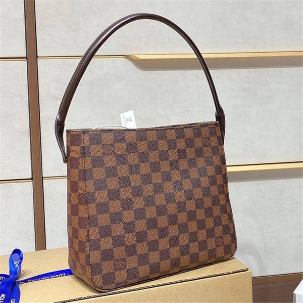 

handbags purses women leather l crossbody bags classical fashion brown flower shoulder messenger bags with dust bag