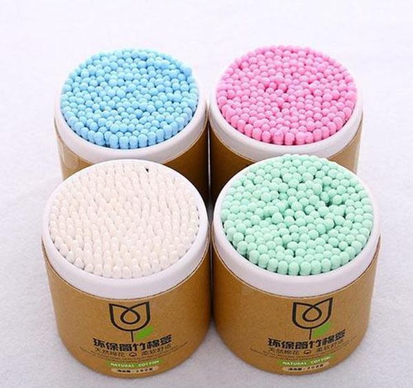 

bamboo cotton swab wood sticks soft cotton buds cleaning of ears tampons microbrush cotonete pampons health wmtqut dh_garden
