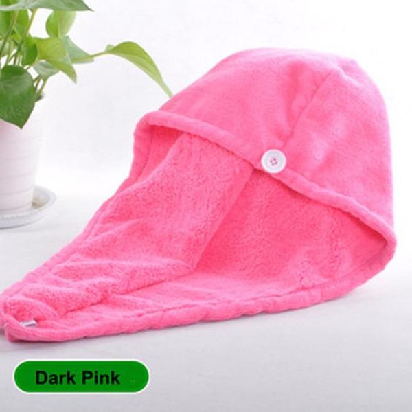 

beroyal brand hair towel 1pc set plush 2865cm microfiber magic drying turban wrap towel hat cap dry quick dry hair dryer h bbyhkq