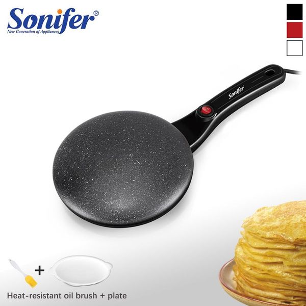 

electric baking pans crepe maker pizza machine pancake pan non-stick griddle cake easy to use kitchen cooking sonifer