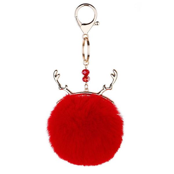 

1pcs fashion plush ball keychain diy jewelry curtain garments decorative accessories key chain handbag pendant craft tassels h jllwww