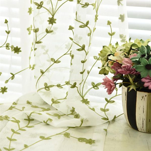 

embroidered tulle curtains for living room bedroom voile curtain sheers for windows treatment home decor