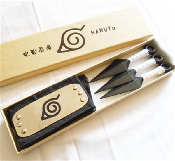 

новый аниме naruto leaf village ninja cosplay kunai оголовье белый реквизит подарок хэллоуин косплей оголовье рождественский подарок, Silver