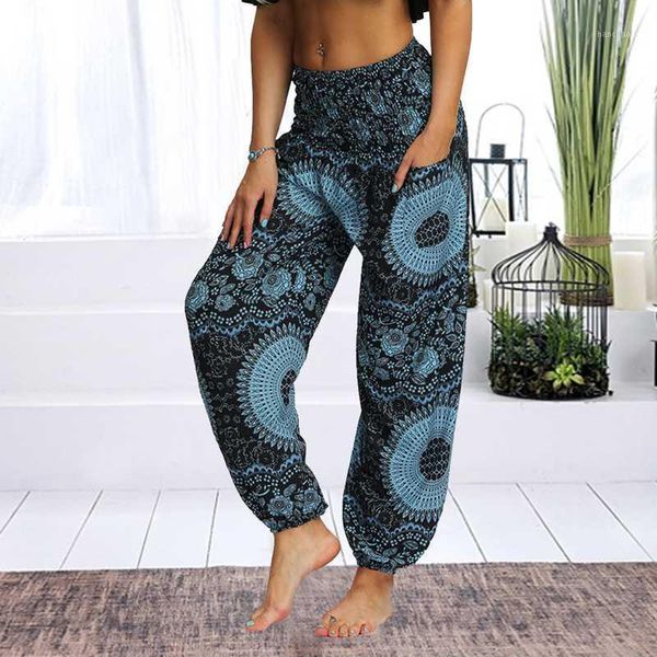 

yoga outfits womens loose pants floral print wide leg trousers long stretch palazzo sweatpantsharlan1, White;red