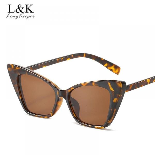 

sunglasses longkeeper retro cat eye women brand designer vintage square sun glasses ladies eyewear shades uv400 oculos, White;black