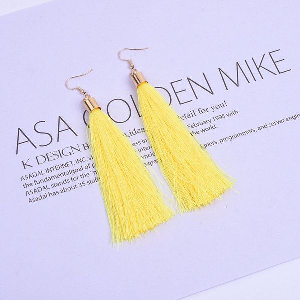 

vintage tassel earrings women fashion brand jewelry geometric silver color simple dangle drop earrings vintage tassel sqcogb, Golden
