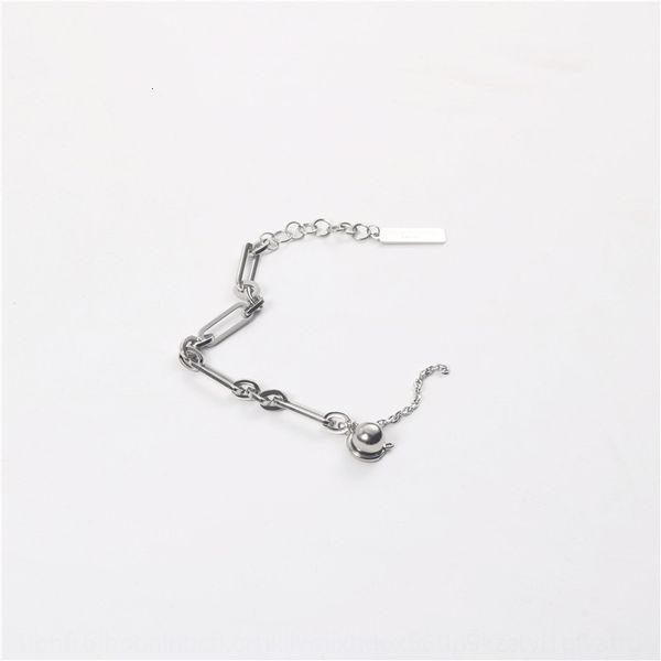 

justi cleet ali ball stitching silver bracelet 8la7d