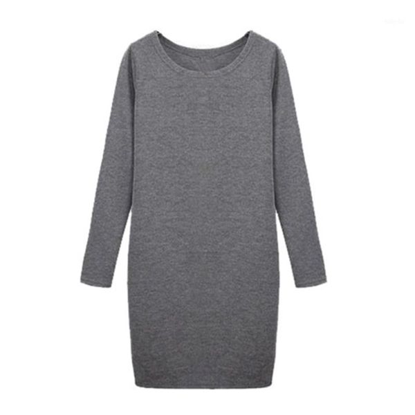 

winter autumn dress cotton long sleeve knee length dresses fashion gray wine red vintage bandage maxi dress1, Black;gray