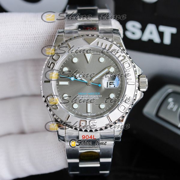 

v11 upgraded version 40mm 268622 big date dial 904l stainless steel case 2836 automatic mechanical mens watch sport watches, Slivery;brown