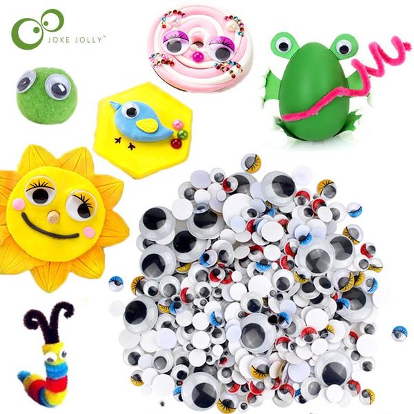 

100 200 шт. цветные глаза наклейки кукла плюшевые чучела чашки картина автомобиля diy ручной работы аксессуары самоклеясь вигл