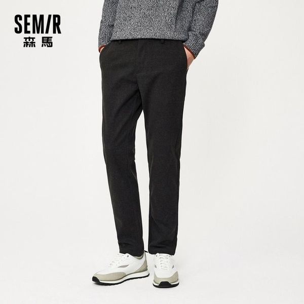 

men's pants semir casual men autumn 2021 man black trousers business youth trendy