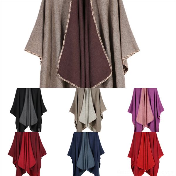 

4po ethnic style dustproof beach solid color towel winter cotton and scarves scarf women sunscreen silk linen classic fashion, Black