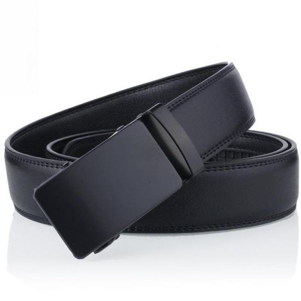

new designer belts for men pu fashion casual men's business jeans belt automatic buckle black belt heren riem, Black;brown