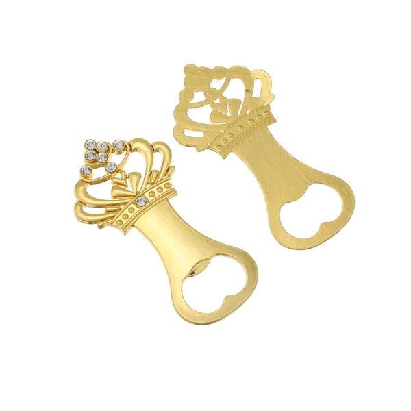 

gold crown diamond design corkscrew elegant wedding favors wine opener festival party beer opening tool souvenir supplies