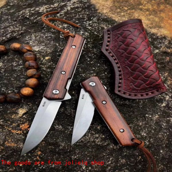 

quick m390 opening bm folding high knife quality ball bearing sand iron wood handle outdoor camping pocket tactical knife survival qynf i4m