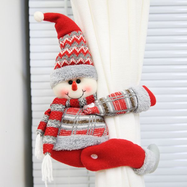 

merry for curtain claus santa decor elk windows home christmas gifts happy new year dhl gwd204434gg