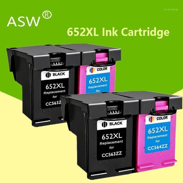 

ink cartridges asw 652xl 652 cartridge replacement for xl deskjet 1115 1118 2135 2136 2138 3635 3636 3835 4535 printers1
