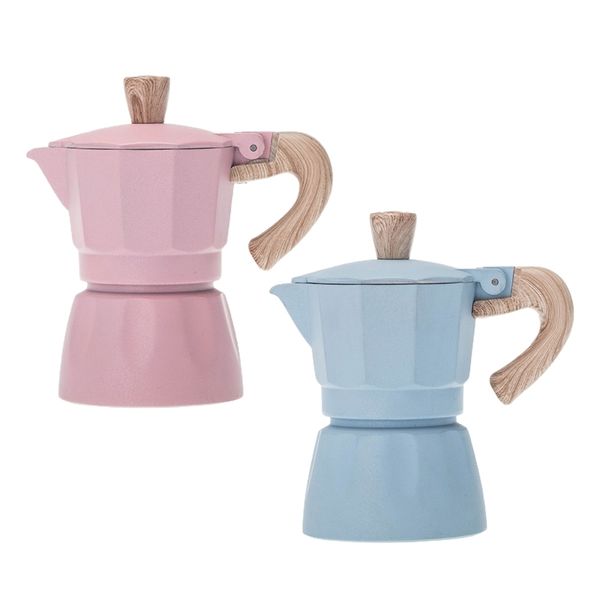 

portable 150ml / 300ml coffee maker grinding electric furnace espresso moka pot q0109