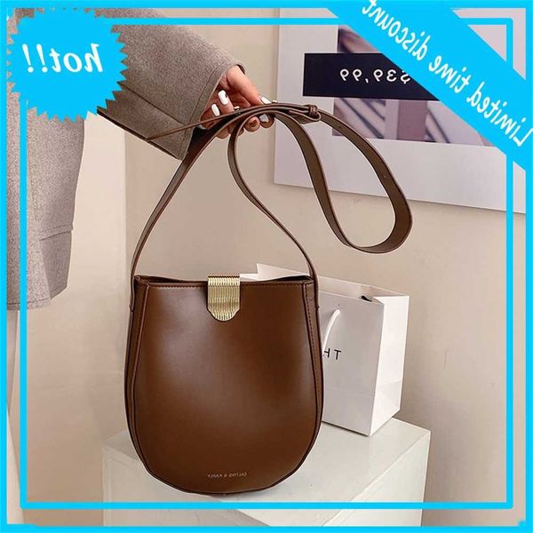 

large capacity women's new fashion net red bucket bag