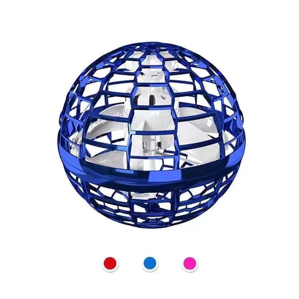 

flying ball toys, rotating soaring galaxy ufo drone, magic led lights fidgets toy gifts for kids adults
