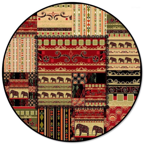 

africa elephant dining table floor round carpet living room coffee table mat prayer mat computer chair carpet pet1